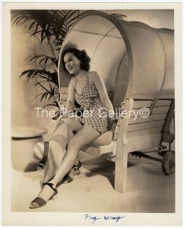 Movie Photograph of Fay Wray in A Swimsuit