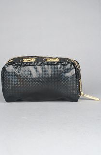 LeSportsac The Joyrich Rectangle Cosmetic in Black Hologram