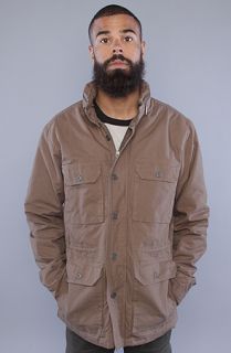 Elwood The Dan Scout Jacket in Brown Concrete