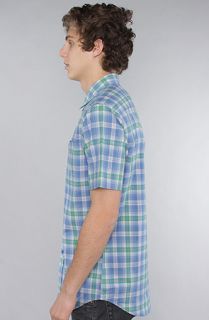 RVCA The Clancy Buttondown Shirt in Rolling Blue