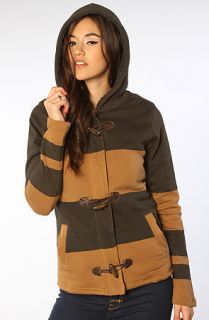  the rocko stripe toggle zip hoody in asphalt sale $ 40 95 $ 70 00 42