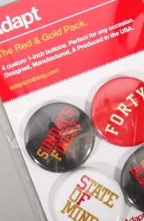 Adapt The Red and Gold Button Pack Concrete
