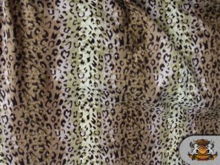 fleece comouflage leopard fabric by the yard