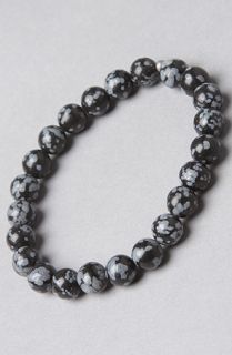 Ball & Chain The Bead Bracelet in Black Marble