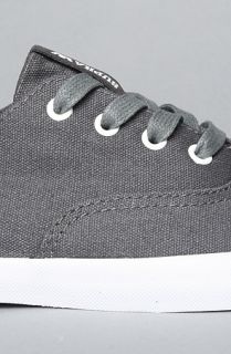 SUPRA The Wrap Shoe in Charcoal Canvas