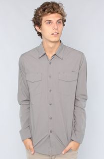 RVCA The Republic II Buttondown in Graphite