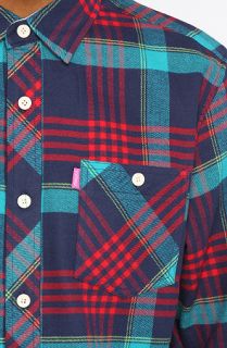 Mishka The Whistler Flannel Buttondown Shirt in Deep Sea  Karmaloop