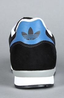 adidas The Marathon 88 Sneaker in Running Black Grey Powder Blue