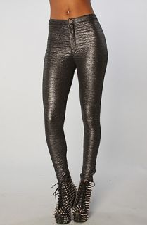 Motel The Star Skinny Metallic Crush Pant in Pewter Crush  Karmaloop