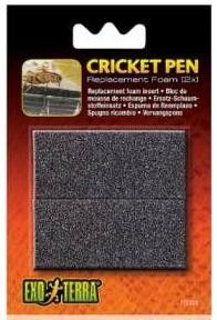 Exo Terra Water Sponge for Cricket Den 2 Pieces PT2288