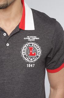 LRG The Seal The Deal Polo in Black Heather