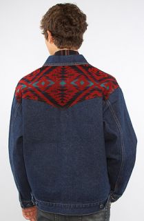  the denim jacket with jacquard yoke in blue sale $ 83 95 $ 144 00 42