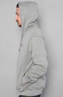 Fila The Two Tone Hoody in Heather Grey Black