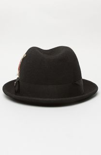 Brixton The Jones Hat in Black Felt Concrete