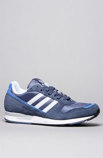 adidas The Marathon 88 Sneaker in Power Steel Clear Grey Prime Blue