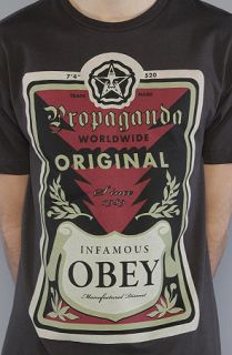 Obey The Infamous Obey Basic Heather Tee in Heather Graphite