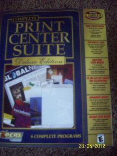 EXPERT COMPLETE PRINT CENTER SUITE COMPUTER PC CD PROGRAM NEW IN BOX 6