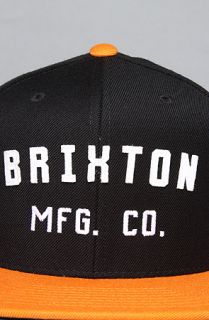 Brixton The Arden Hat in Black Orange