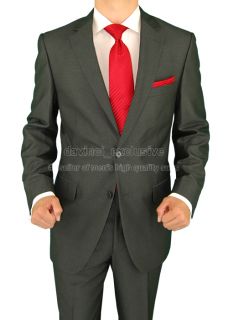 549 Salvatore Exte Mens Suit 2 Button Flat Front Wool Feel 586081 104