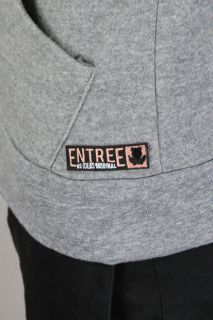 Entree Entree LS Teddy Patch Heather Pull Over Hoody
