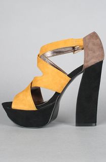 DV by Dolce Vita The Larena Shoe in Mustard Suede