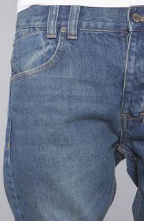 Insight The Buzzcock Slim Fit Jeans in Classic Blue Vintage Trash Wash