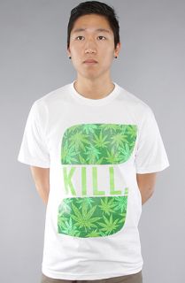 Beasted The Classic Kill Icon Tee in White Green Yellow  Karmaloop