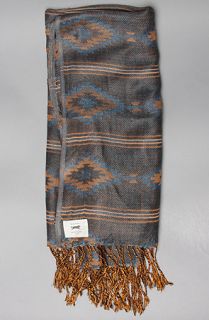 Obey The Desert Plains Scarf in Heather Charcoal