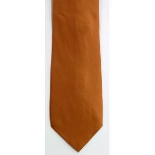 Solid Extra Long Mens Silk Neck Tie XL x Long Tall Dimoggio Copper