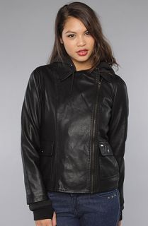 Obey The Dark Stormy Jacket in Black Concrete