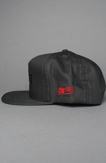 SSUR The NY Logo Snapback in Charcoal