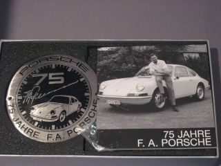 75 Years Ferdinand Alexander Porsche911 912 Grille Badge Limited