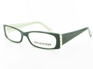  Plastic Rhinestone Ladies Eyeglass Frames Rectangular Womens