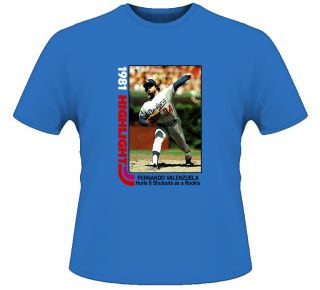 Fernando Valenzuela Baseball Los Angeles Royal T Shirt
