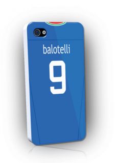 Italy Euro 2012 Football Shirt Style Phone Cover Case for iPhone 4 4S