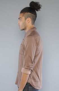 Obey The Merrick Buttondown Shirt in Brown