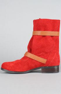 Ego and Greed The PDX Boot in Red Concrete