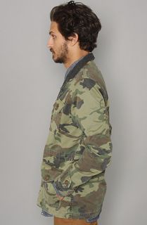 Obey The Field Issue Jacket in Camo Concrete