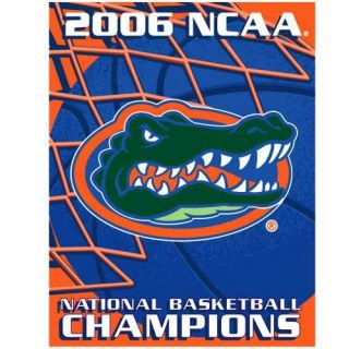 Florida Gators 2006 Basketball National Champs Blanket