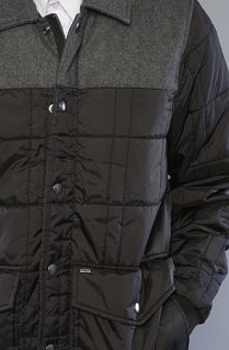 Obey The Trails Jacket in Black Concrete