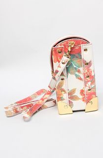 Jeffrey Campbell The Later Bag in Ivory Coral Floral