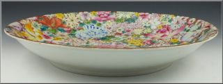 Wonderful Signed 19th C Chinese Millefiori Porcelain Charger