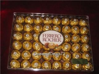 Ferrero Rocher Fine Hazelnut Chocolates 48 Count Gift Box 21 2oz 600G
