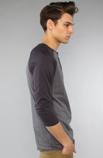 Altamont The Bohemian Raglan Henley in Charcoal