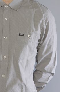 RVCA The Gama Stripe Buttondown Shirt in Bane