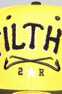 TRUKFIT The Filthy Chenille Snapback in Yellow