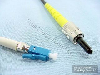 NEW 5M Leviton Fiber Optic Patch Cable Cord FC LC PC SM