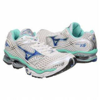 Athletics Mizuno Womens Wave Creation 13 White/Blue/Opal 