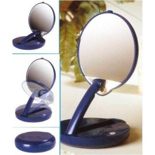 New Floxite 10x Mirror Mate Lighted Adjustable Compact