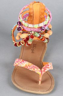 Zigi Shoes The Faithful Sandal in Orange